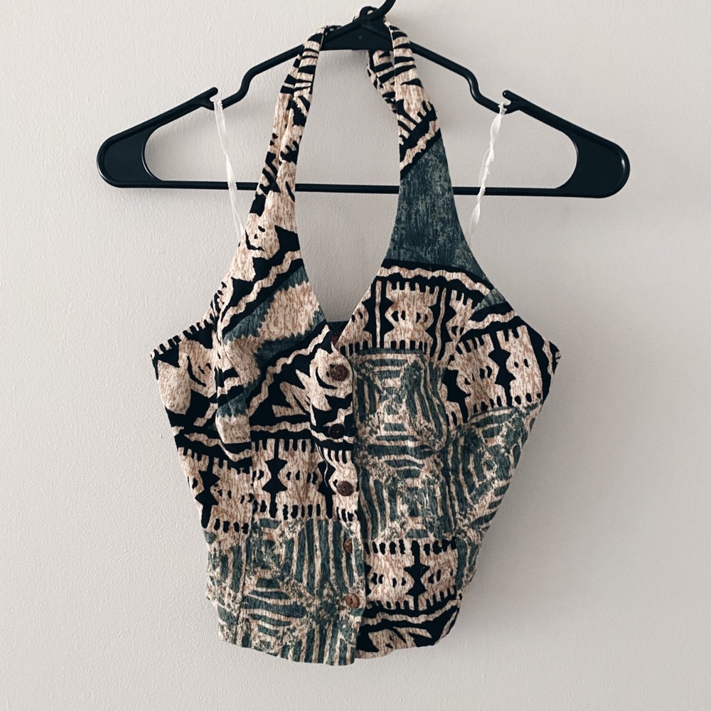 Vintage Hawaiian halter top